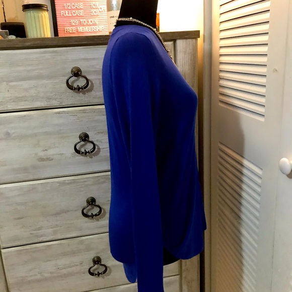 Lauren Ralph Lauren Blue Long Sleeve Sweater XS - Picture 4 of 5